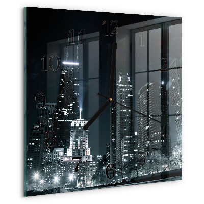 Square wall clock City