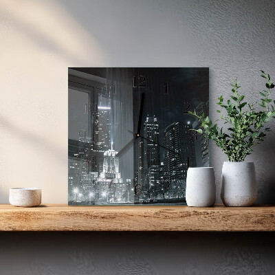Square wall clock City
