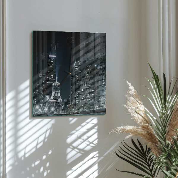 Square wall clock City
