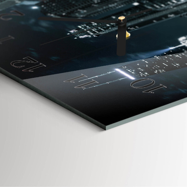 Square wall clock City