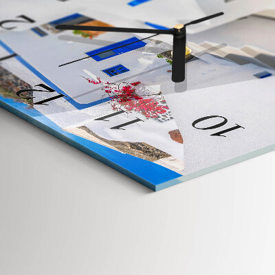 Square wall clock Santorini