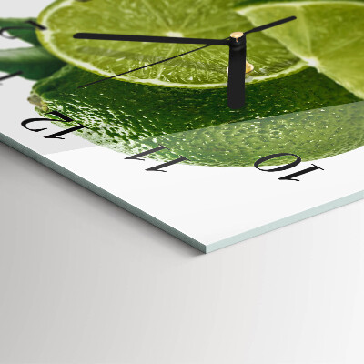 Square wall clock Calcium carbonate