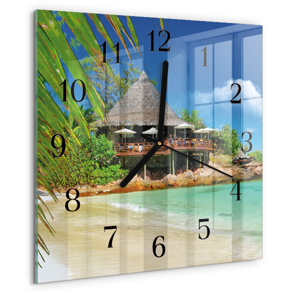 Square wall clock Island