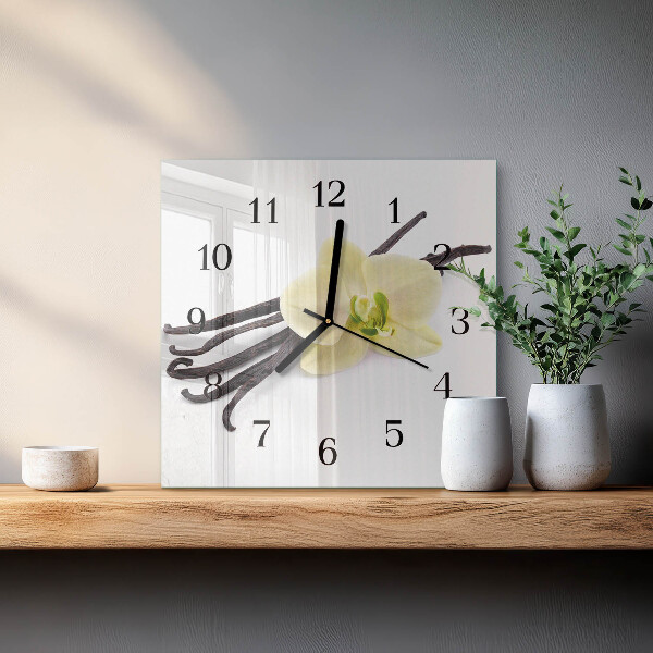 Square wall clock Vanilla