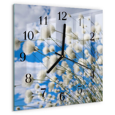 Square wall clock Cotton
