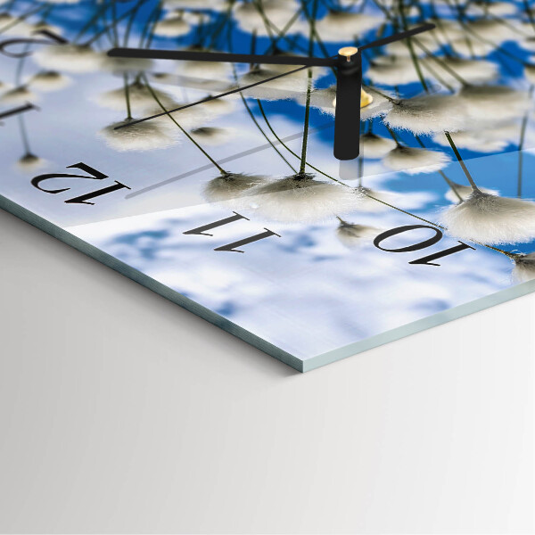 Square wall clock Cotton