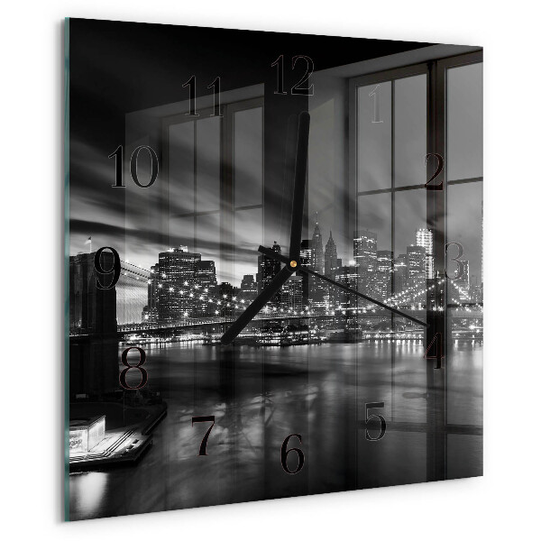 Square wall clock City