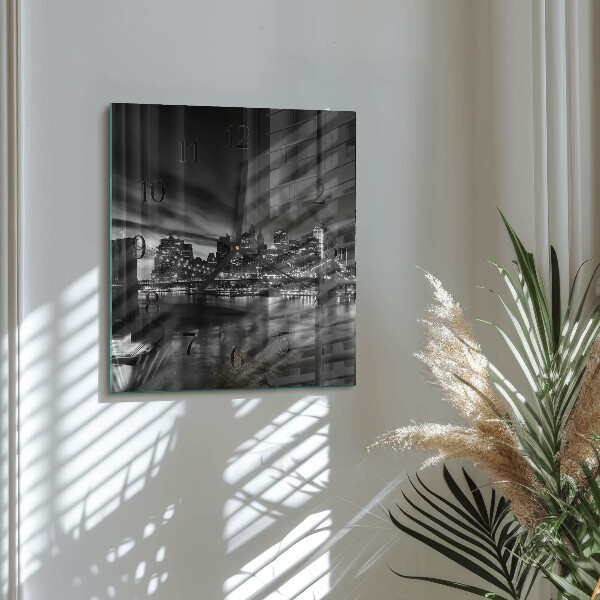 Square wall clock City