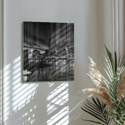 Square wall clock City
