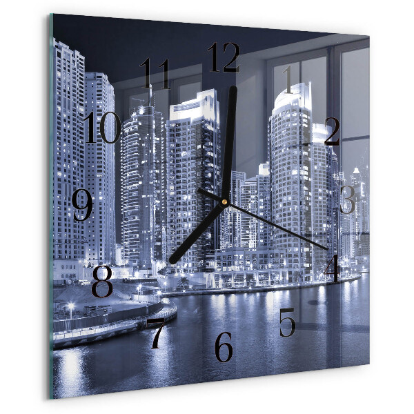 Square wall clock Horizon