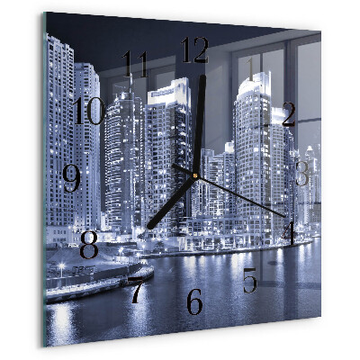 Square wall clock Horizon