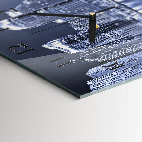 Square wall clock Horizon