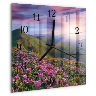 Square wall clock Landscape