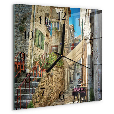Square wall clock Avenue