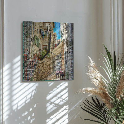 Square wall clock Avenue