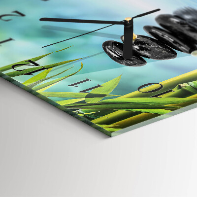 Square wall clock Stones