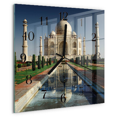 Square wall clock Taj Mahal