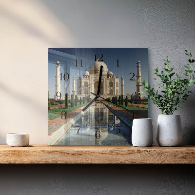 Square wall clock Taj Mahal