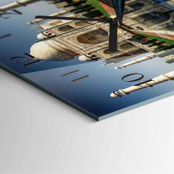 Square wall clock Taj Mahal