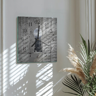 Square wall clock Keyhole