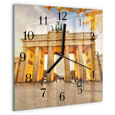 Square wall clock Berlin