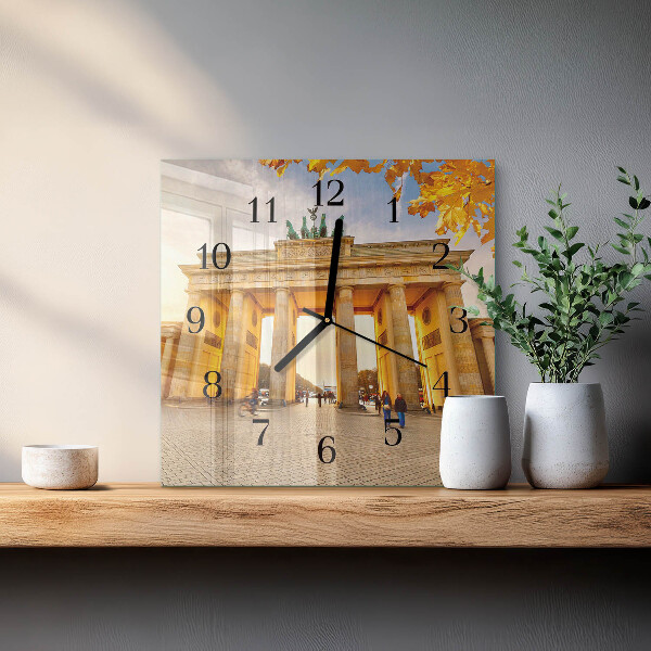 Square wall clock Berlin