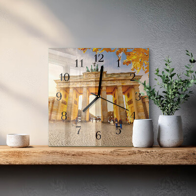 Square wall clock Berlin
