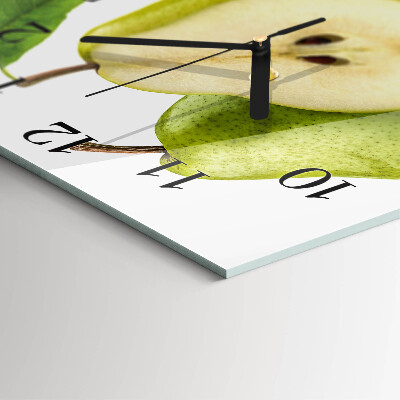 Square wall clock Pears