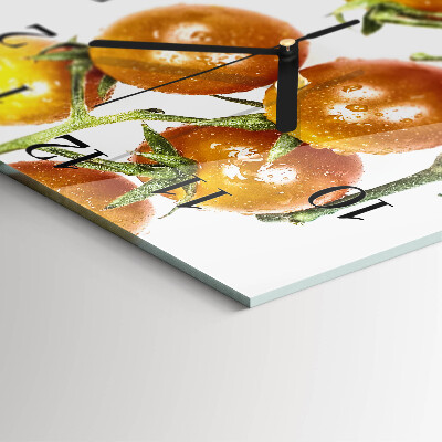 Square wall clock Tomatoes