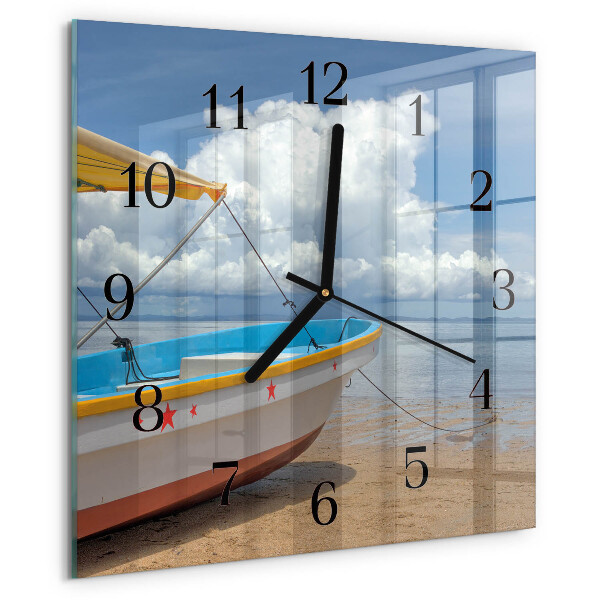 Square wall clock Łódź