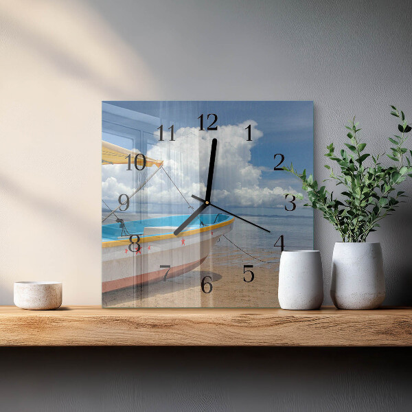 Square wall clock Łódź