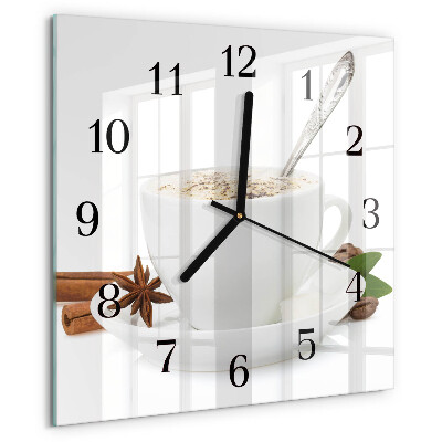 Square wall clock A Cup of Anise