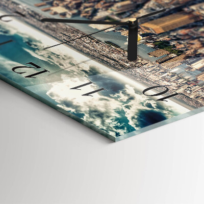 Square wall clock New York