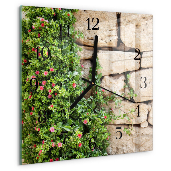 Square wall clock Nature Stones
