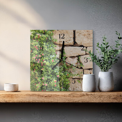 Square wall clock Nature Stones