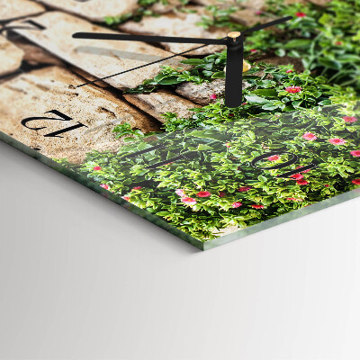 Square wall clock Nature Stones
