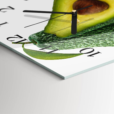 Square wall clock Avocado