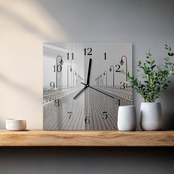 Square wall clock Pier