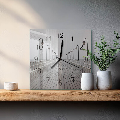 Square wall clock Pier