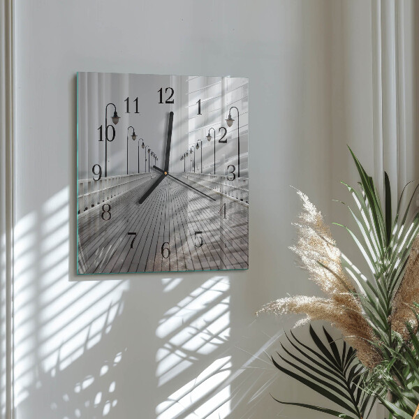 Square wall clock Pier