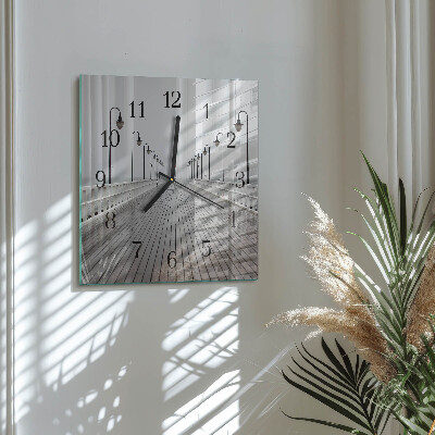 Square wall clock Pier