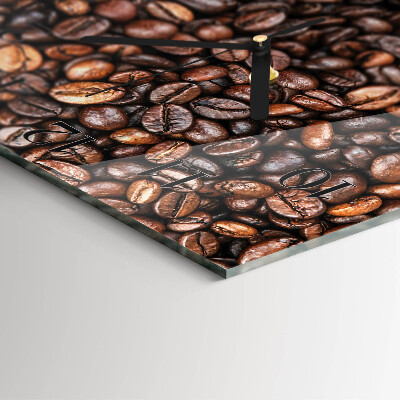 Square wall clock Coffee Beans