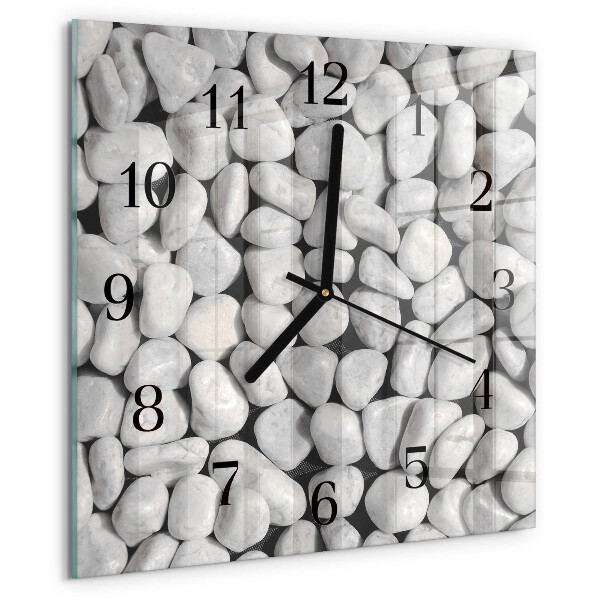 Square wall clock Stones