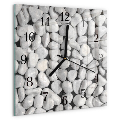 Square wall clock Stones