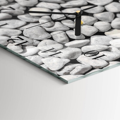 Square wall clock Stones