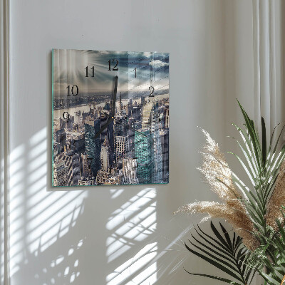 Square wall clock City