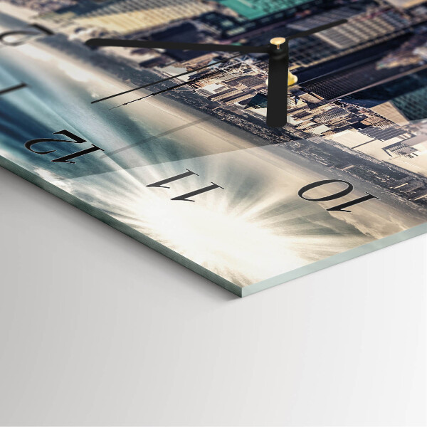 Square wall clock City