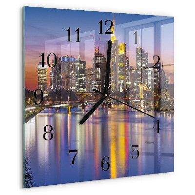 Square wall clock Horizon
