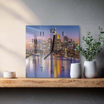 Square wall clock Horizon