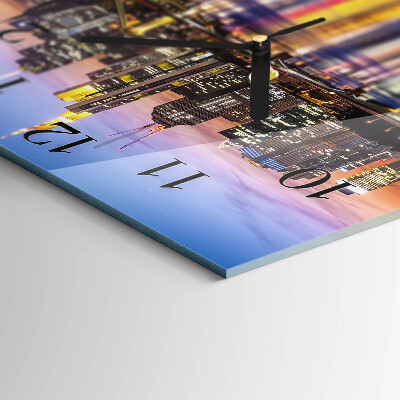 Square wall clock Horizon